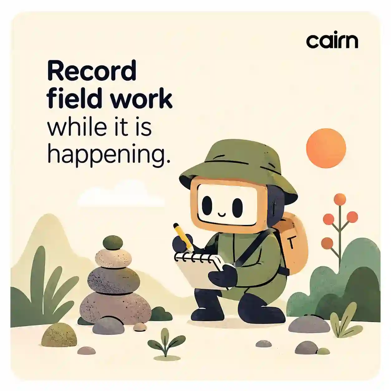 Cairn record feature preview